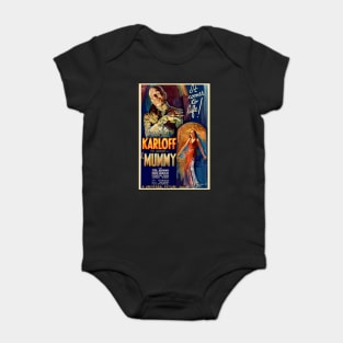 Boris Karloff vintage The Mummy; movie poster Baby Bodysuit